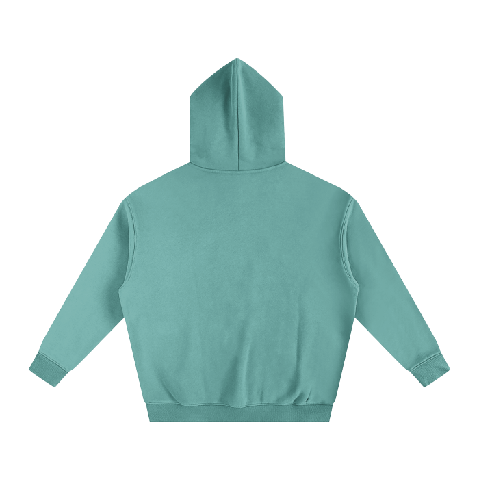 Oversize Fleeced Hoodie [Green Velvet]