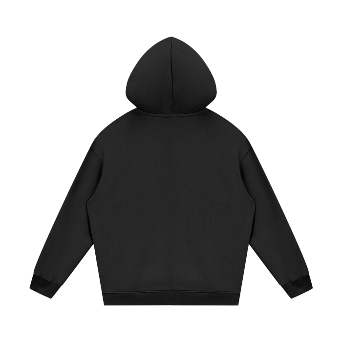 Streetwear Unisex Fleece Hoodie [White Velvet]