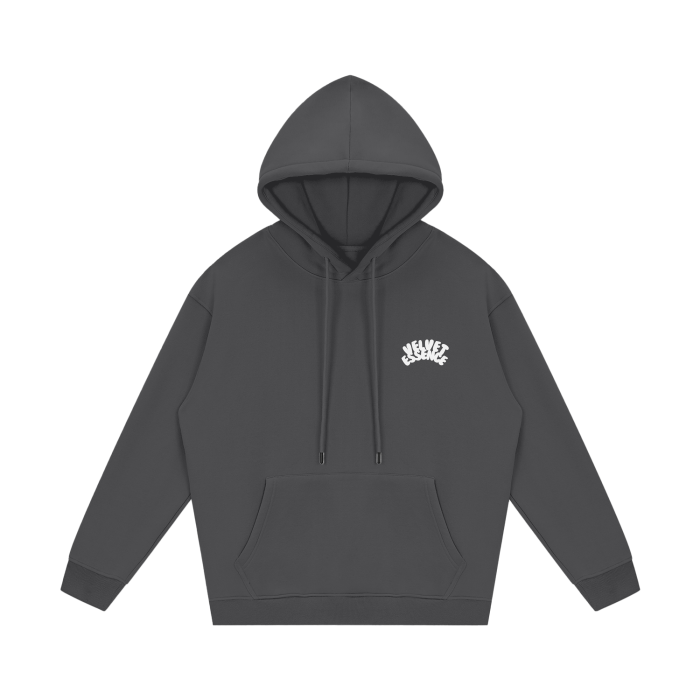 Streetwear Unisex Fleece Hoodie [White Velvet]