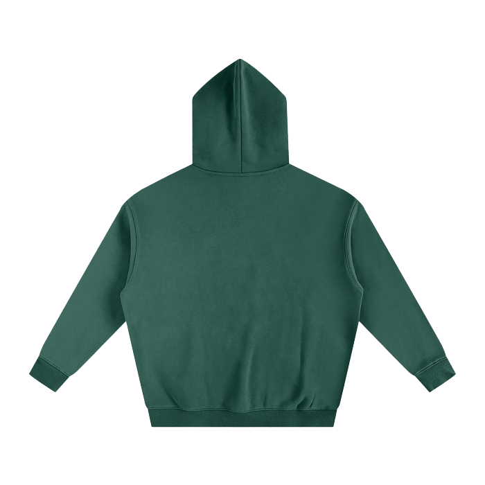 Oversize Fleeced Hoodie [Green Velvet]