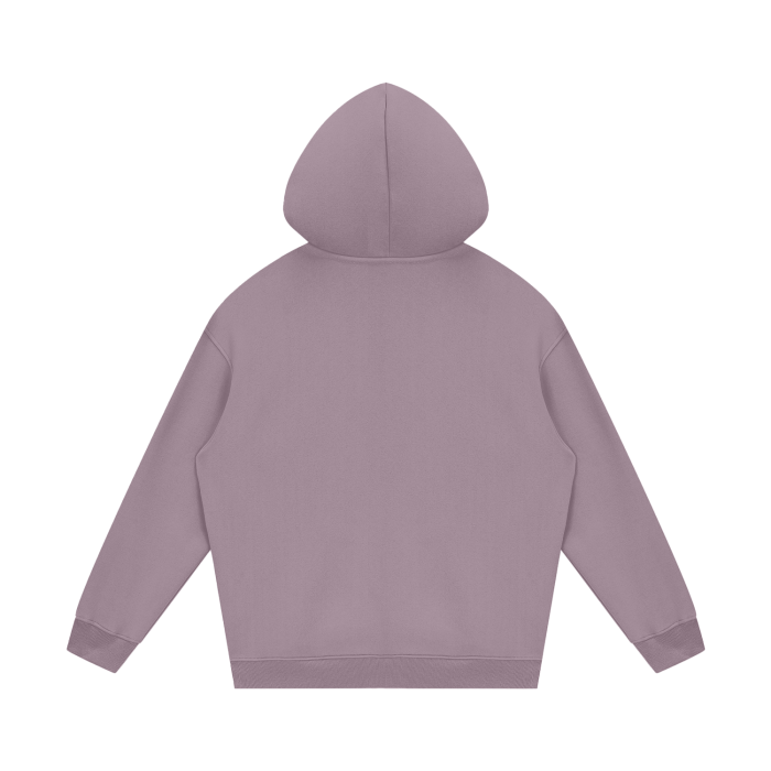 Streetwear Unisex Fleece Hoodie [White Velvet]