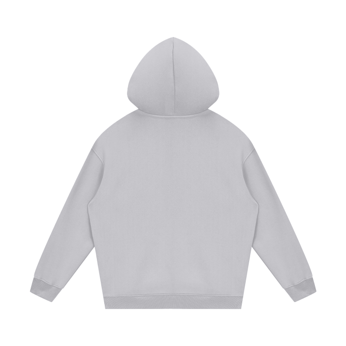 Streetwear Unisex Fleece Hoodie [White Velvet]