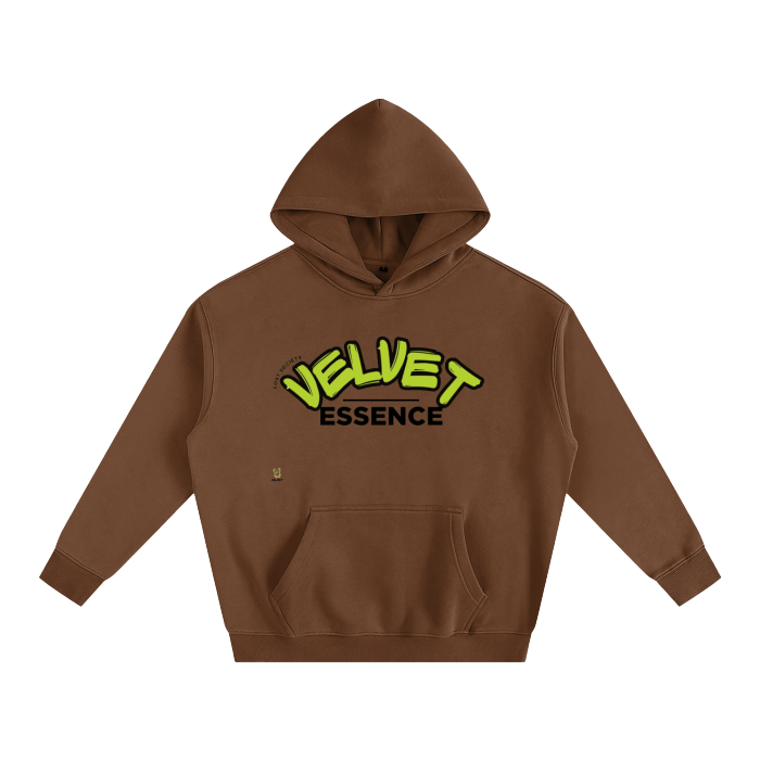 Oversize Fleeced Hoodie [Green Velvet]