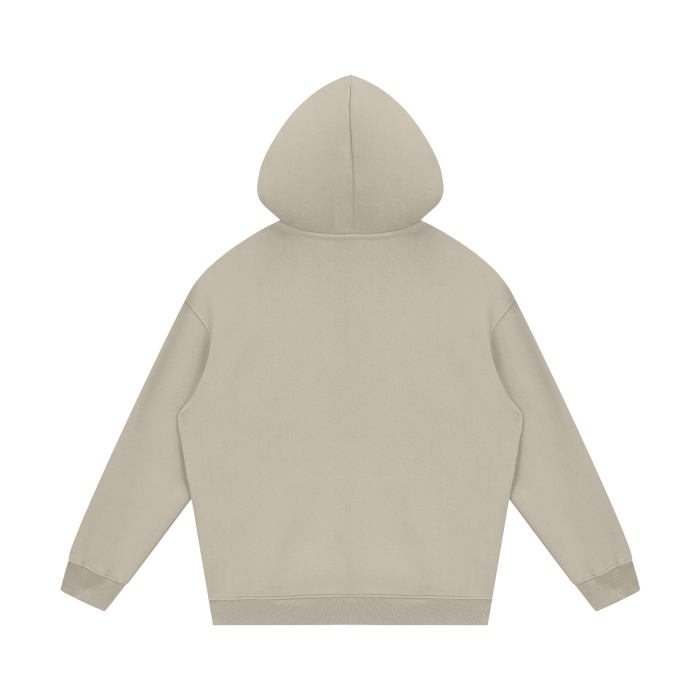 Streetwear Unisex Fleece Hoodie [White Velvet]
